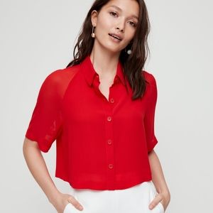Aritzia Babaton Henrietta Blouse